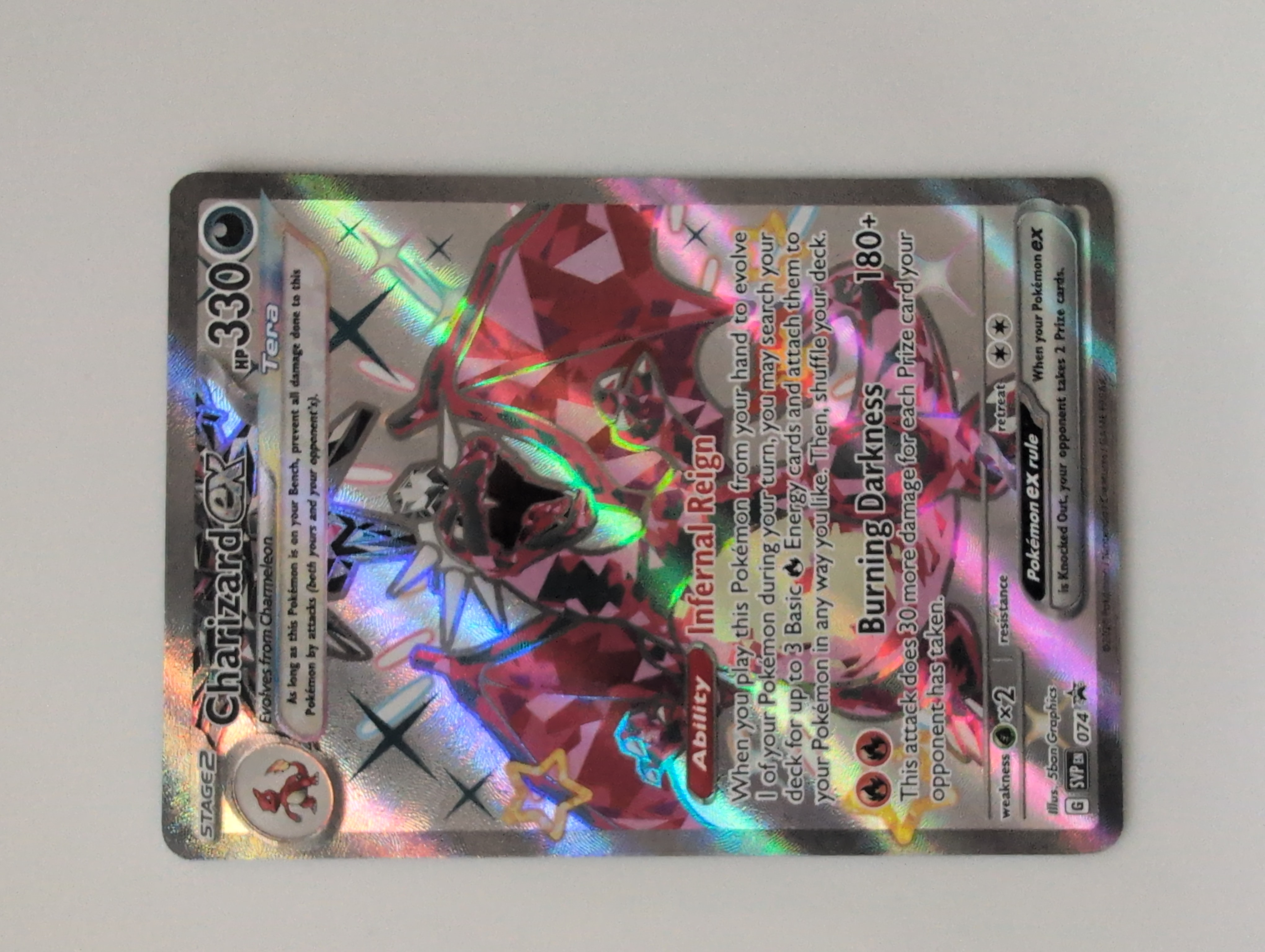 Forside av Charizard ex