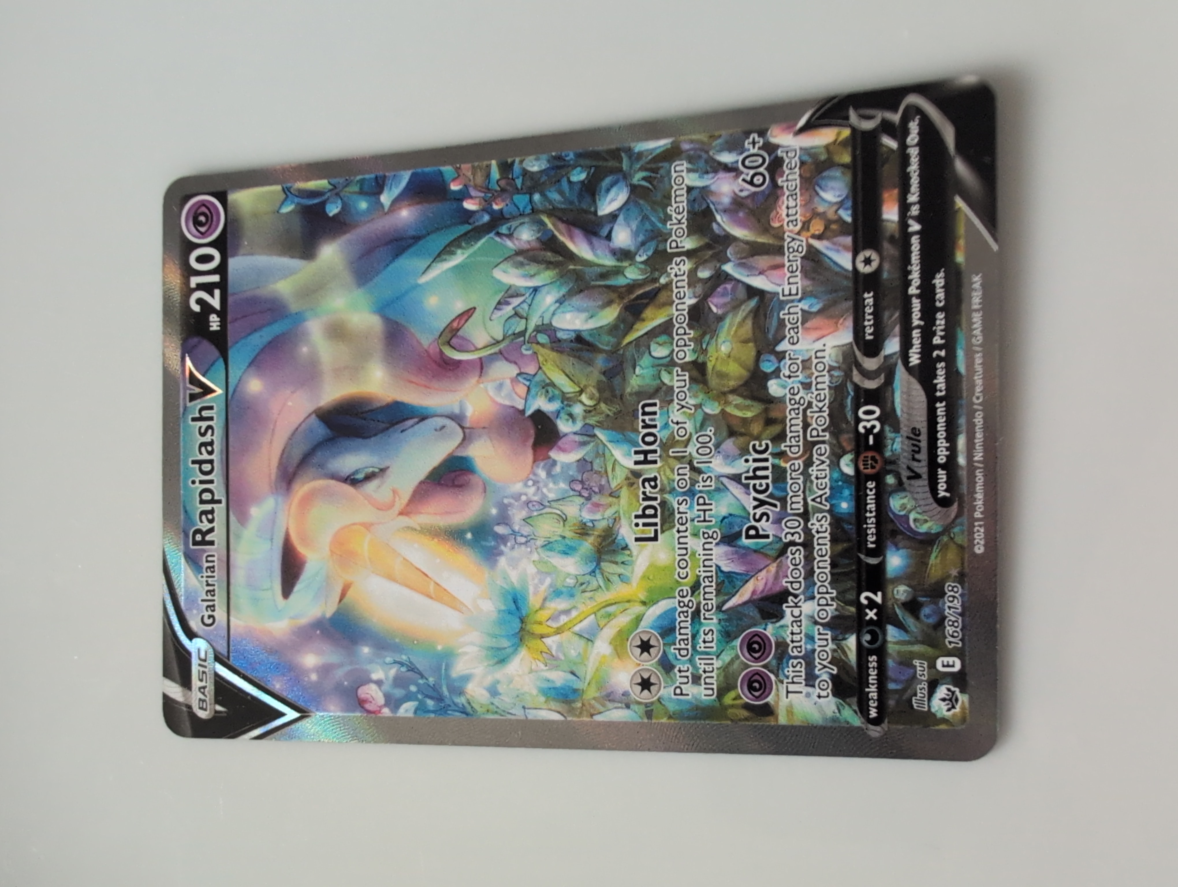 Forside av Galarian Rapidash V