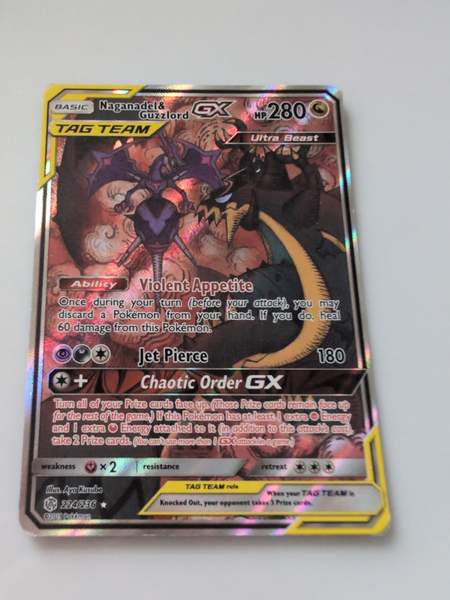 Naganadel & Guzzlord GX — Ultra rare fra Cosmic Eclipse